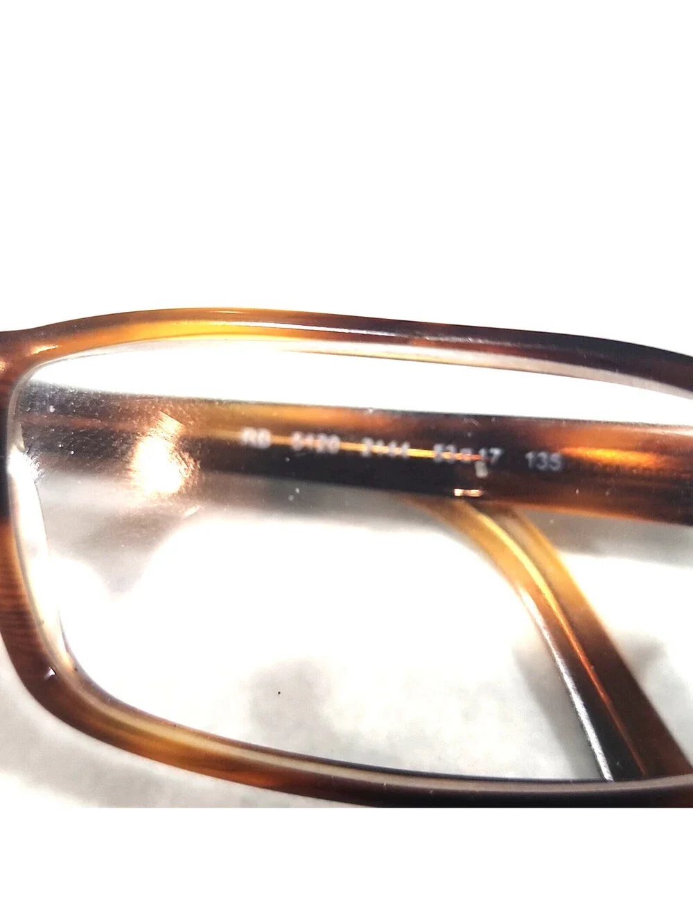 Ray Ban RB5120 2444 Tortoise Rectangle Eyeglasses 52-17 135